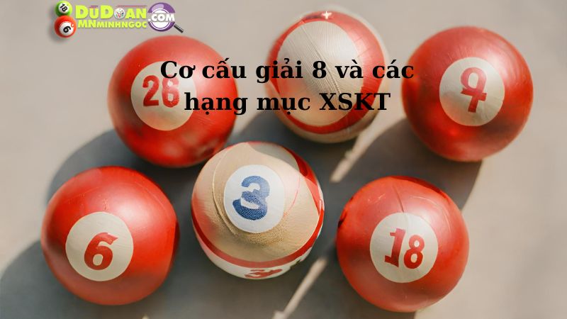 Cơ cấu giải 8 và các hạng mục XSKT